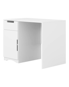 Bureau blanc avec espace de rangement pour chambre d'enfant Classic - Kocot Kids, disponible chez Jurassien