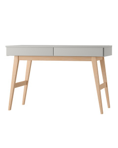 Bureau avec tiroir pour chambre enfant bois et gris Swing