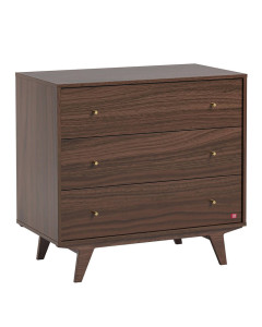 Commode chambre enfant finition bois foncé noyer | Mid Vox | 4021928