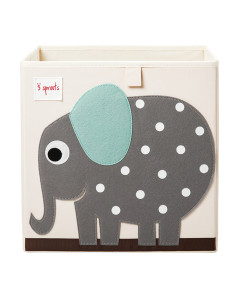 Cube de rangement jouets Eléphant 3 Sprouts