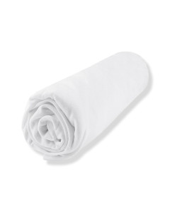 Drap housse Jersey BIO 40x80 blanc en coton certifié GOTS par Domiva, doux et respirant pour berceau - Le Jurassien