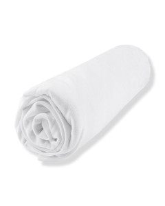 Drap housse Jersey BIO 60x120 blanc certifié GOTS