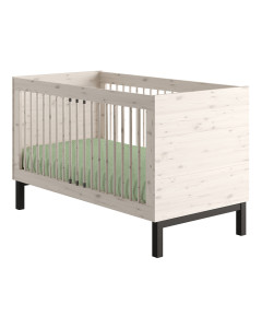 Lit bébé en pin massif Country 70x140 de la marque Pinio