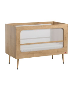 Lit bébé sans barreau Bosque Vox 60x120 Oak (chêne naturel) style rétro - Jurassien