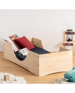 Lit bois montessori Leo pour enfant