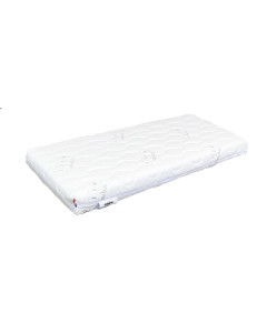 Matelas pour lit bébé 60x120 bébé déhoussable Dododou de P'tit Dodo, mousse polyuréthane, coutil coton