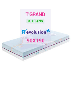 Matelas enfant 90x190 T’Grand Révolution Ebac