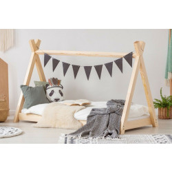 Lit enfant tipi indien 90x190 Miky (Lit Montessori)