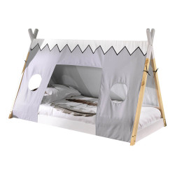 Lit TIPI Montessori Avec Toile 90x200 - TICO200201 - Vipack