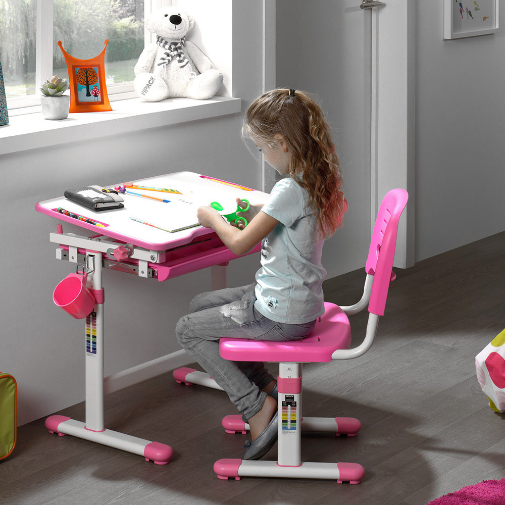 Table Montessori pour fille  Table avec Rangement et Chaises