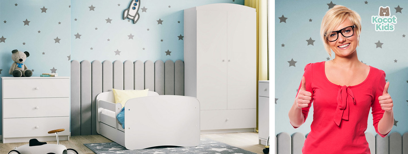 Chambre enfant Babydreams blanche par Kocot Kids