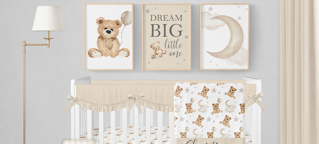 Créez une chambre de bébé à thème d'ourson : les clés pour réussir