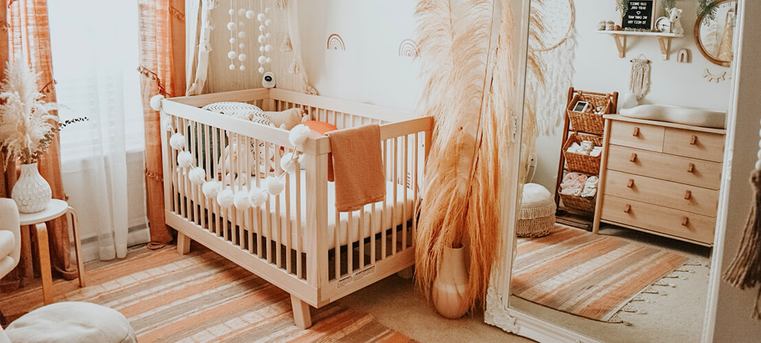 Coussin de lit pour bébé - Boho