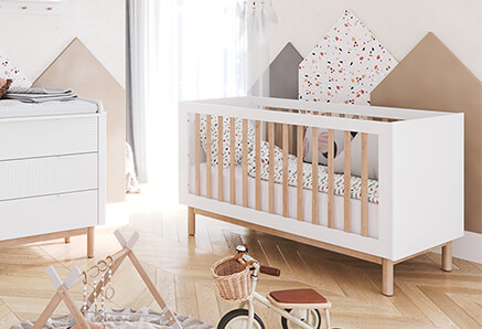 Chambre bébé Miloo blanche| Pinio