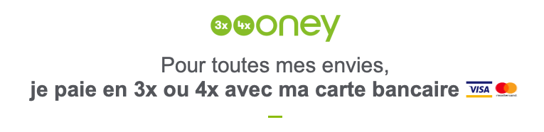 Paiement de votre commande en 3 ou 4 fois