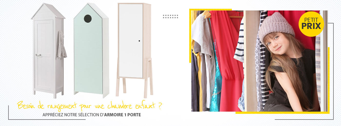 Collection armoire 1 porte enfant