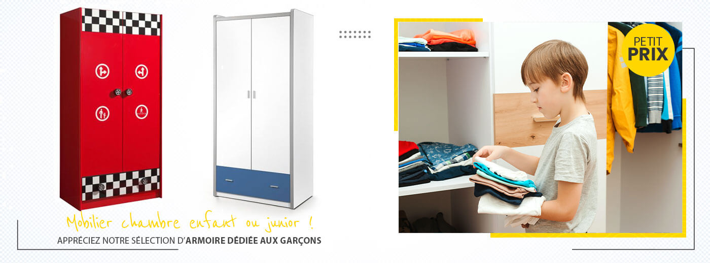 Collection armoire enfant dédié aux garçons